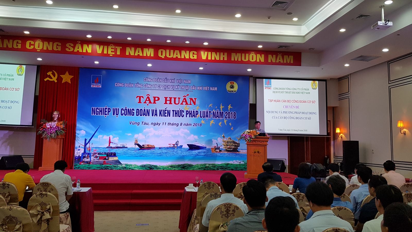 Công đoàn tổng công ty ptsc tổ chức tập huấn nghiệp vụ công đoàn năm 2018