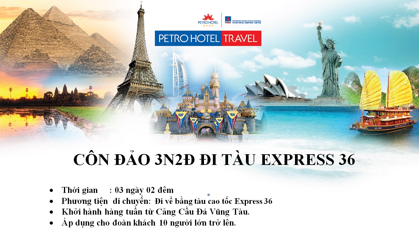 Tour Côn Đảo 3 Ngày 2 Đêm - Tàu Cao Tốc Express 36