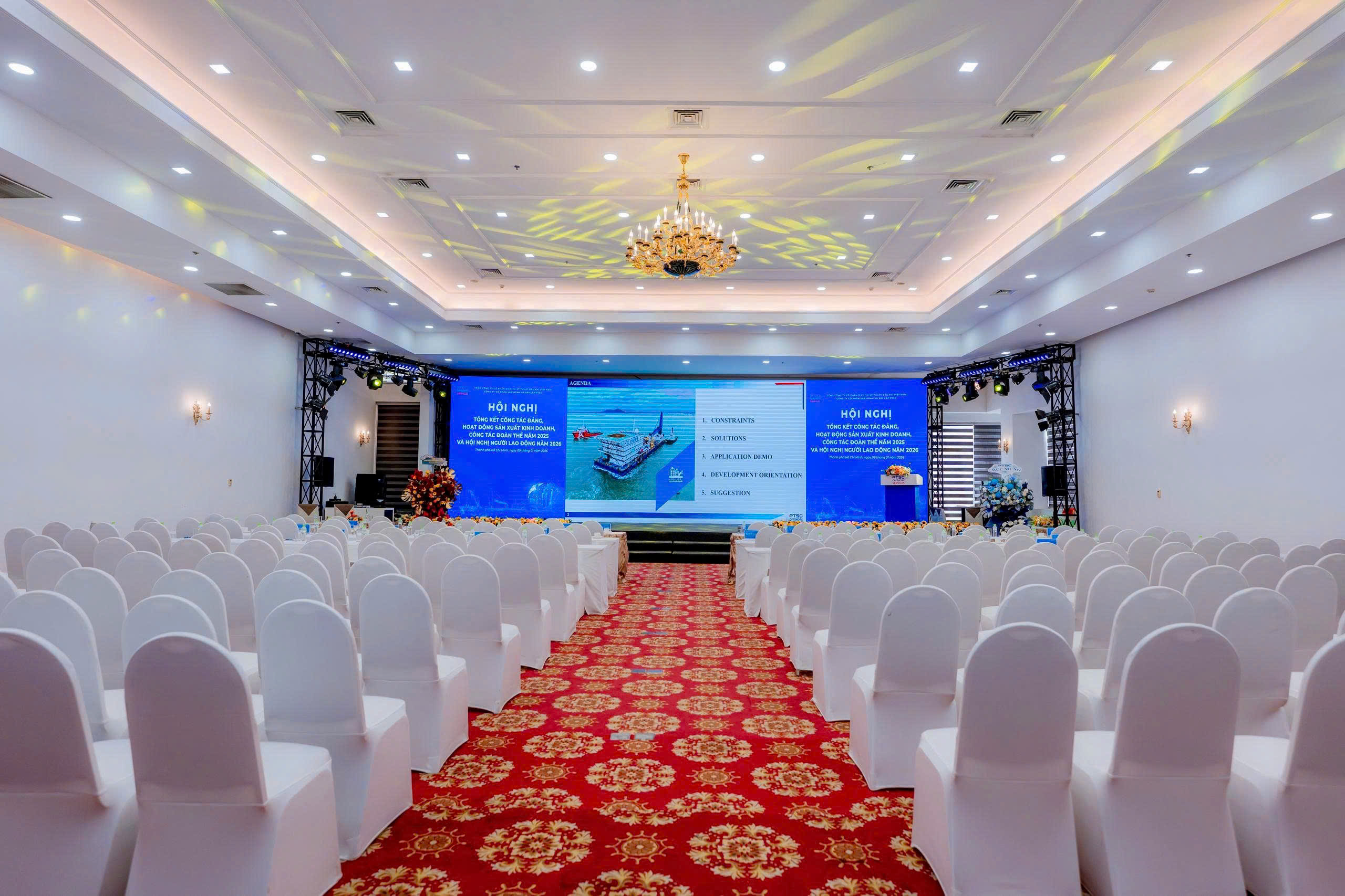 Ngày 09/01/2026, PTSC Petro Hotel vinh dự được lựa chọn là địa điểm tổ chức một chương trình hội nghị Khách hàng, với công tác chuẩn bị chỉn chu và phong cách tổ chức chuyên nghiệp.